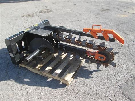 used skid steer trencher for sale near me|trenchers for sale by owner.